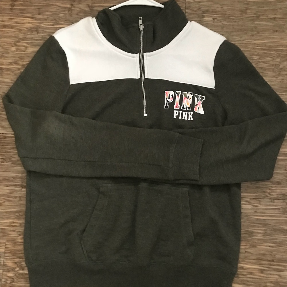 Quarter Zip PINK Pullover